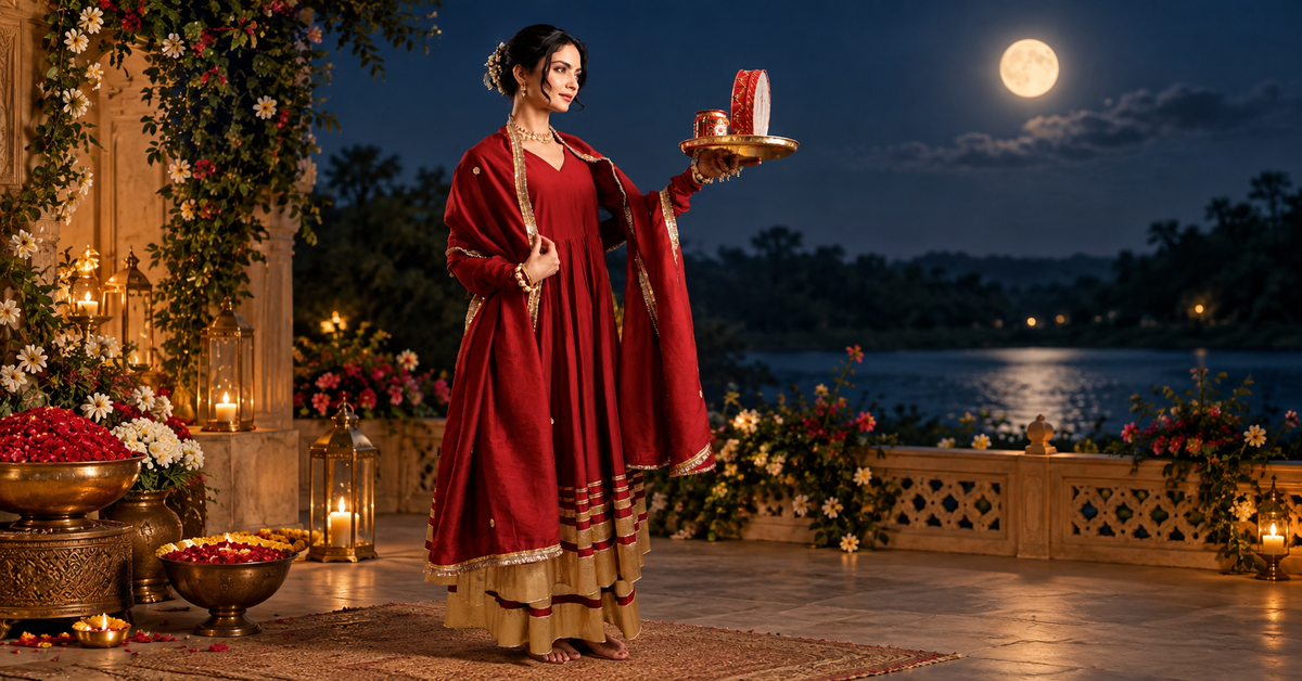 karwa chauth dress colours