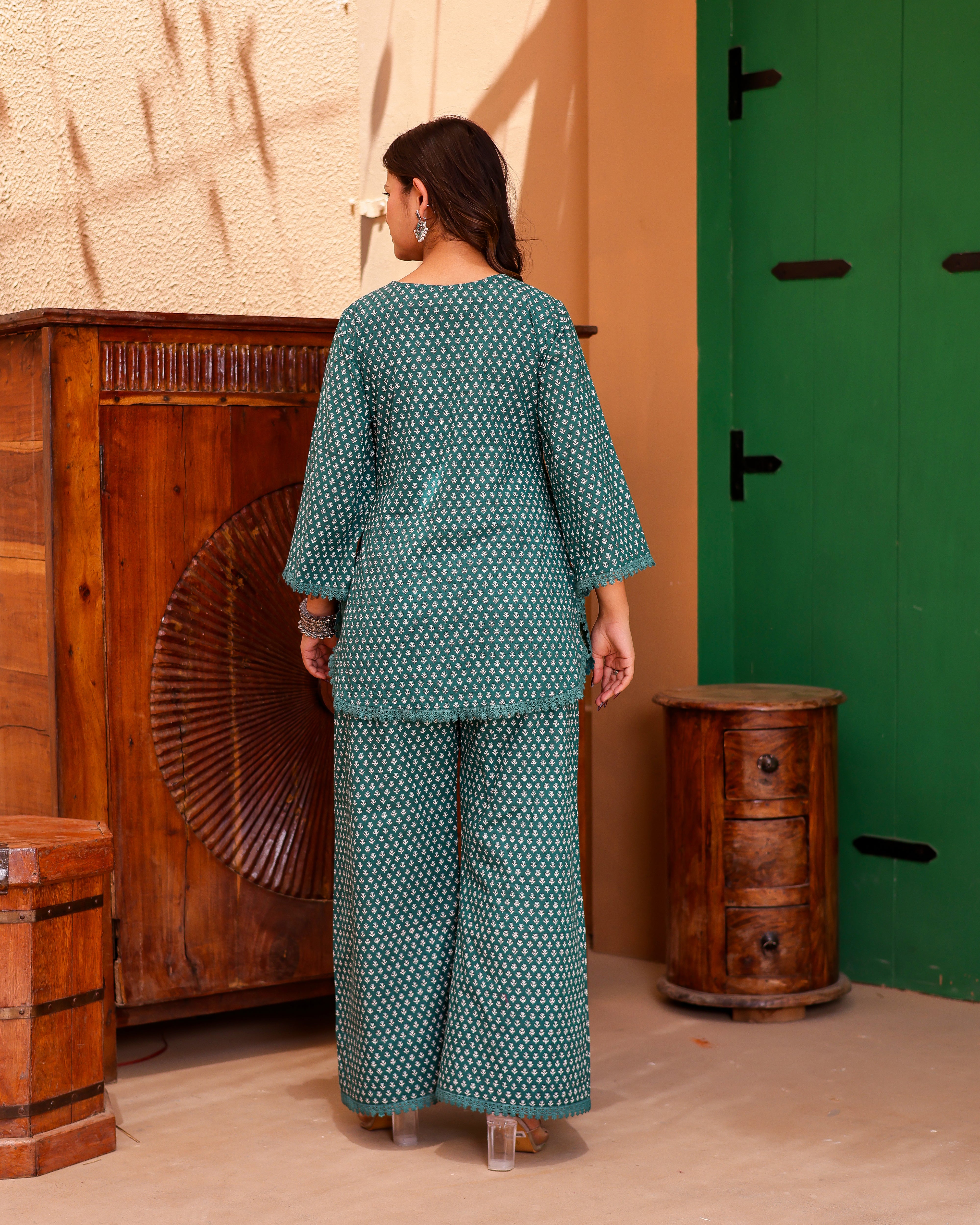 Rama Green Handblock Suit Set - 001A0910.JPG