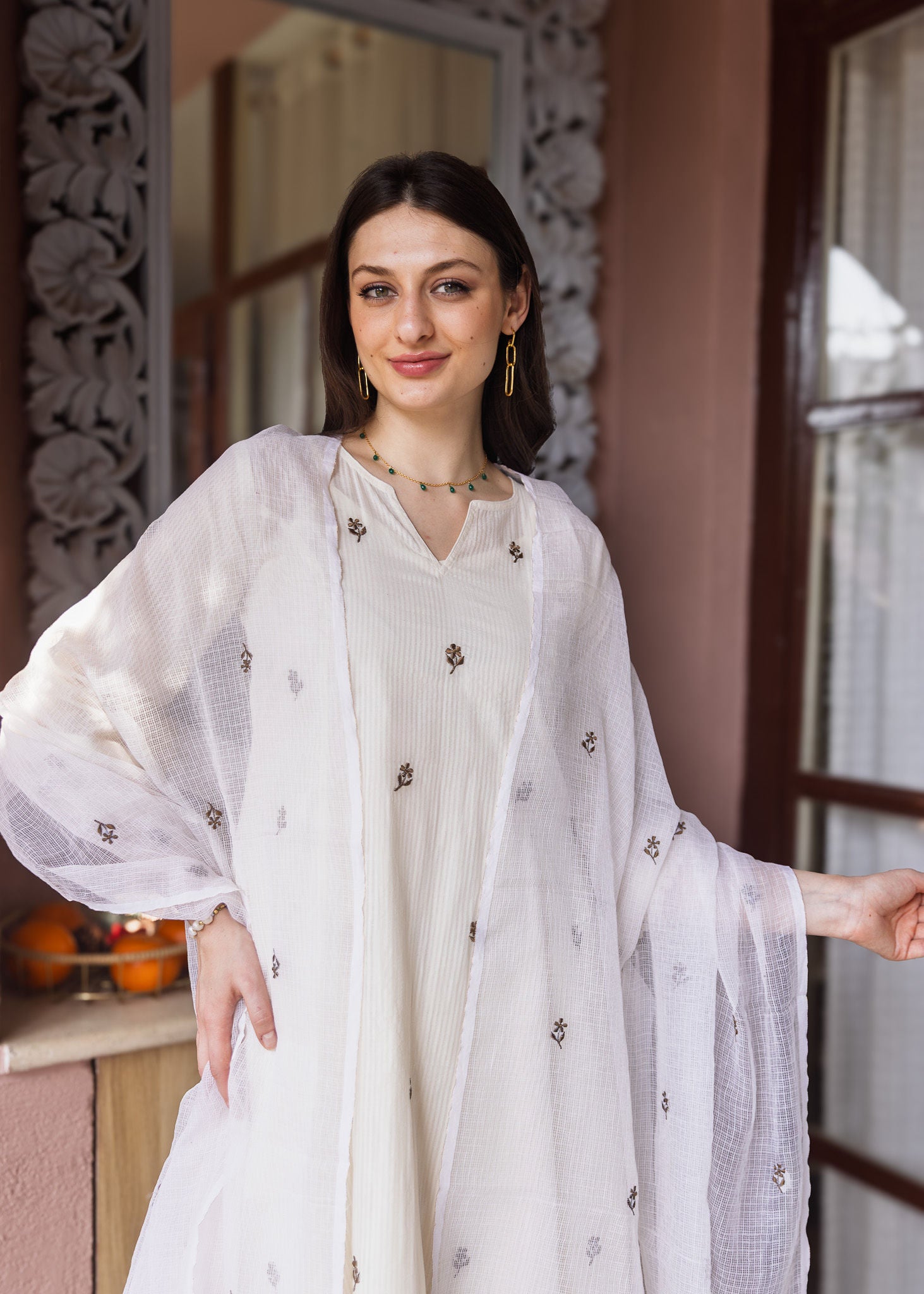 Off White Silly Cottan 3 Kali Suit Set