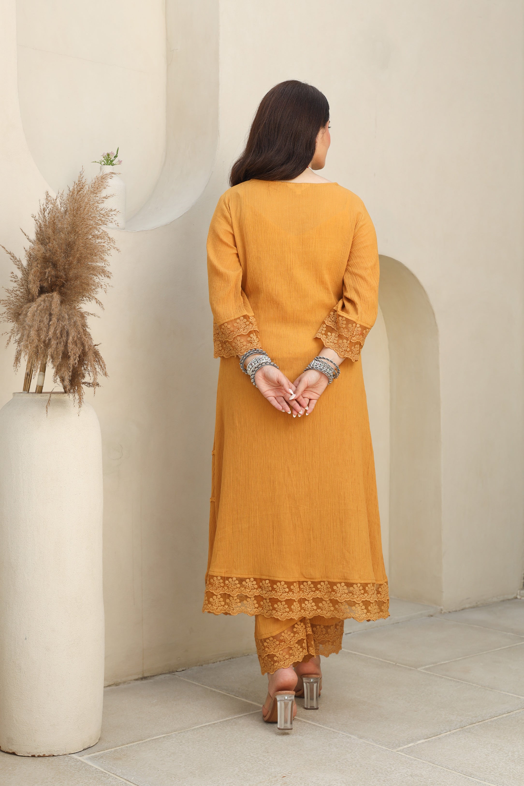 Sunshine Bliss Cotton Gauze Suit Set Asrumo