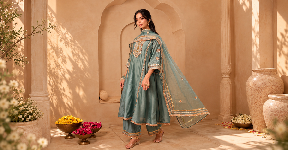 wedding wear kurta set brand 