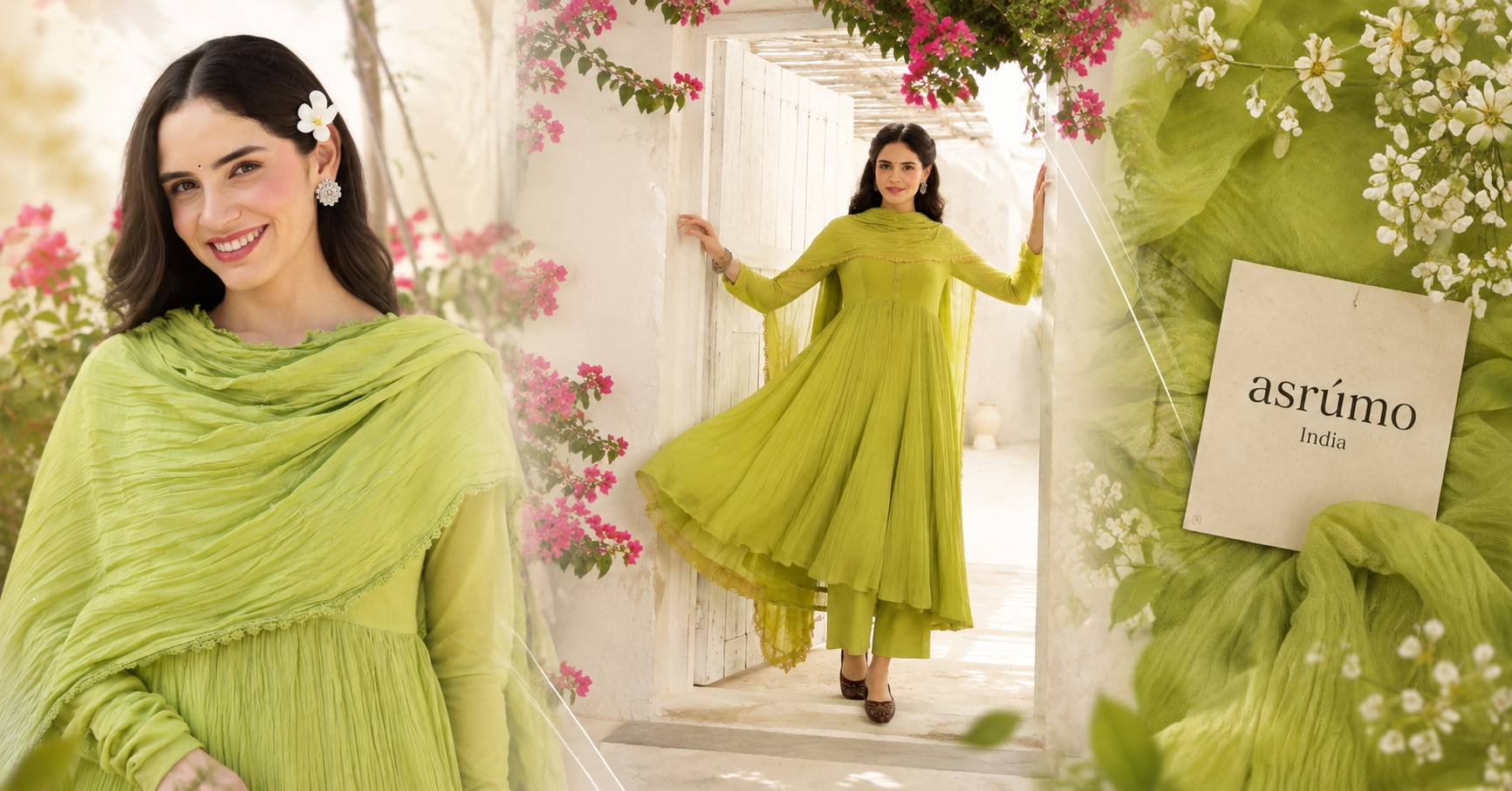 Latest Full Sleeves Anarkali Suit Trends from Asrumo for Every Celebration