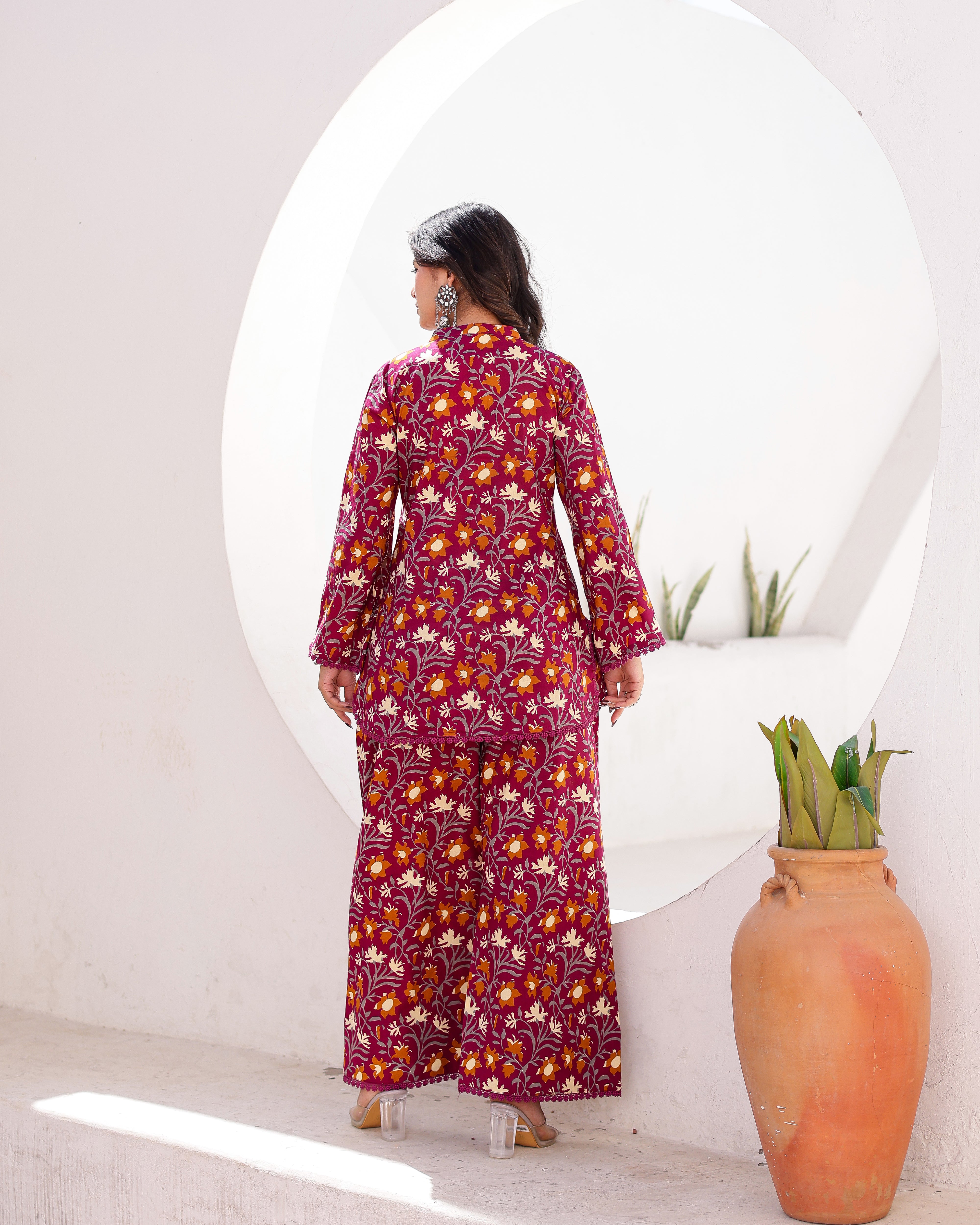 Magenta Jaal Handblock Suit Set - 001A0747.JPG