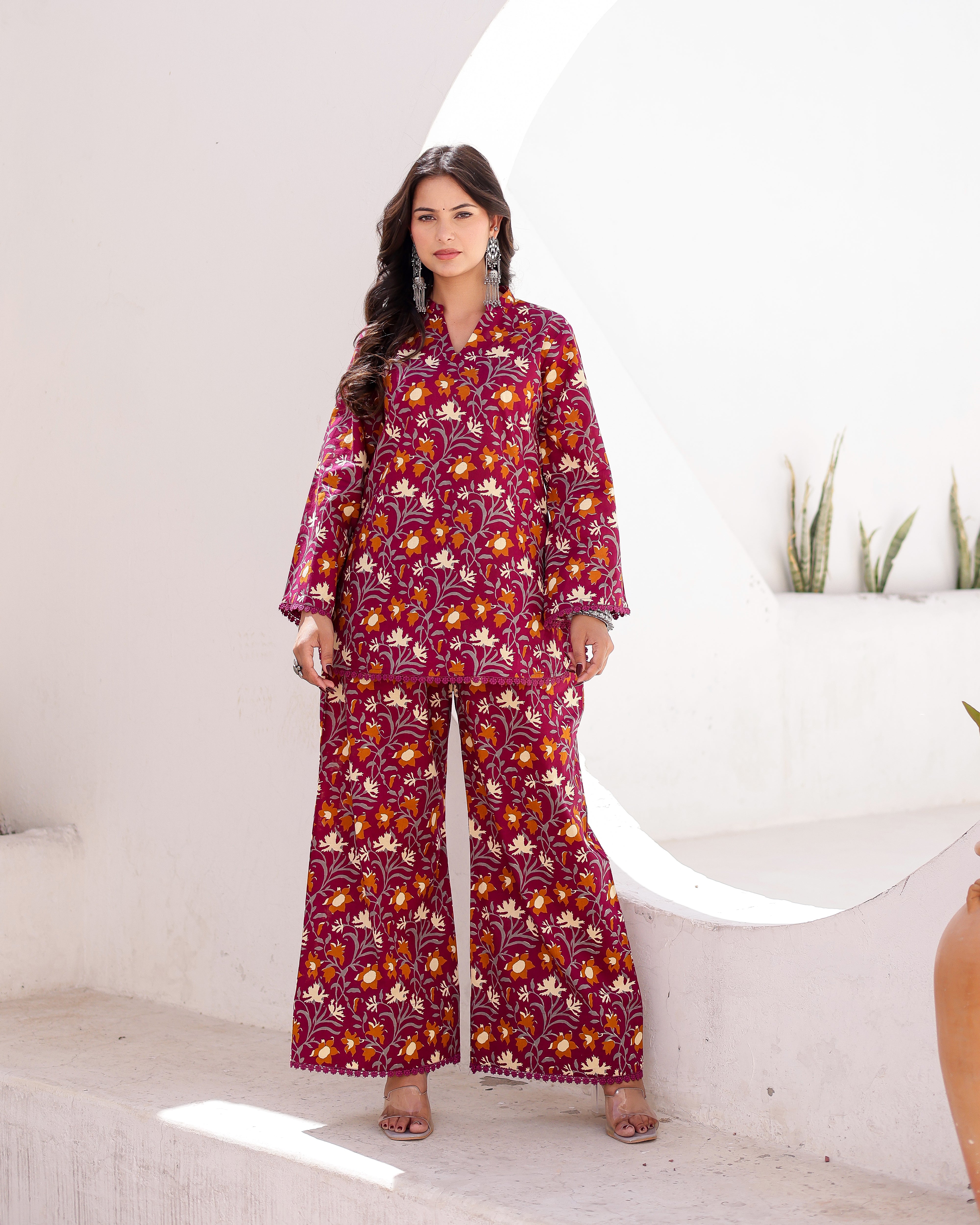 Magenta Jaal Handblock Suit Set - 001A0748.JPG