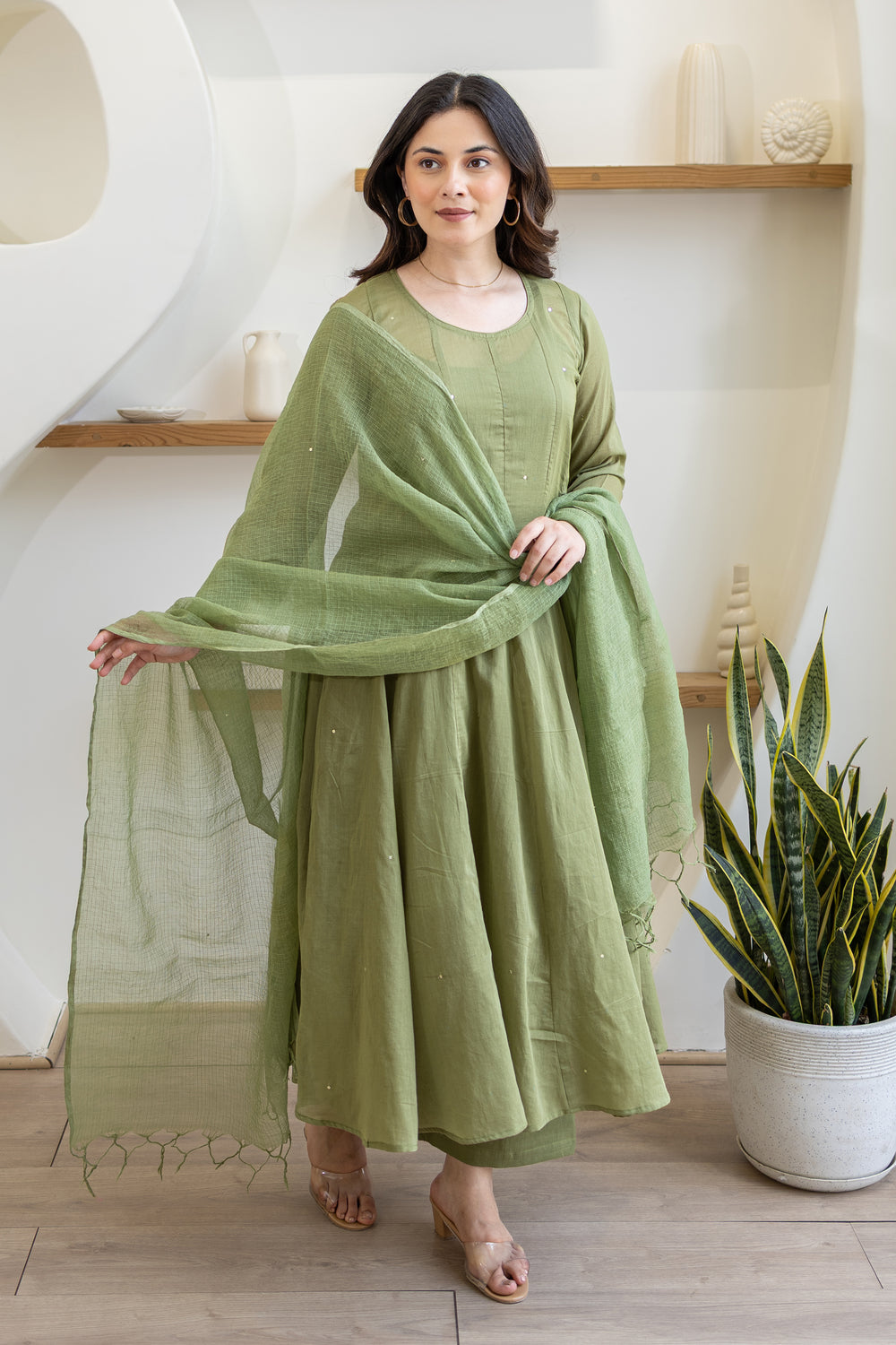 2. The Anarkali Kurta Set: The One That Always Works
