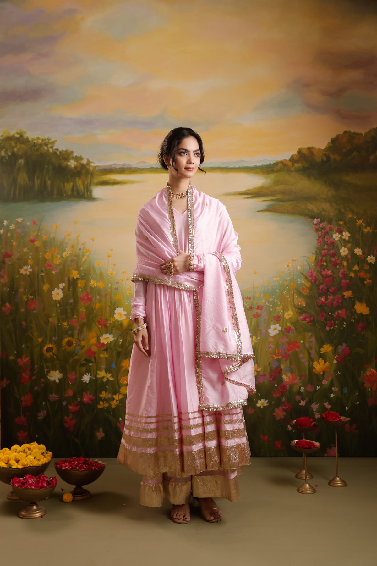 Ruhani Pink Chanderi Anarkali Set | AS-PFC-4 (4).jpg