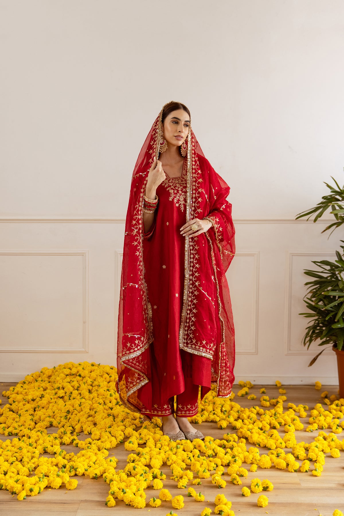 Statement Red Suits for Festive and Wedding Functions 5 Statement Red Suits for Festive and Wedding Functions