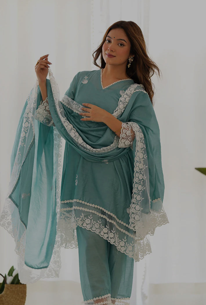 Lace work outfits