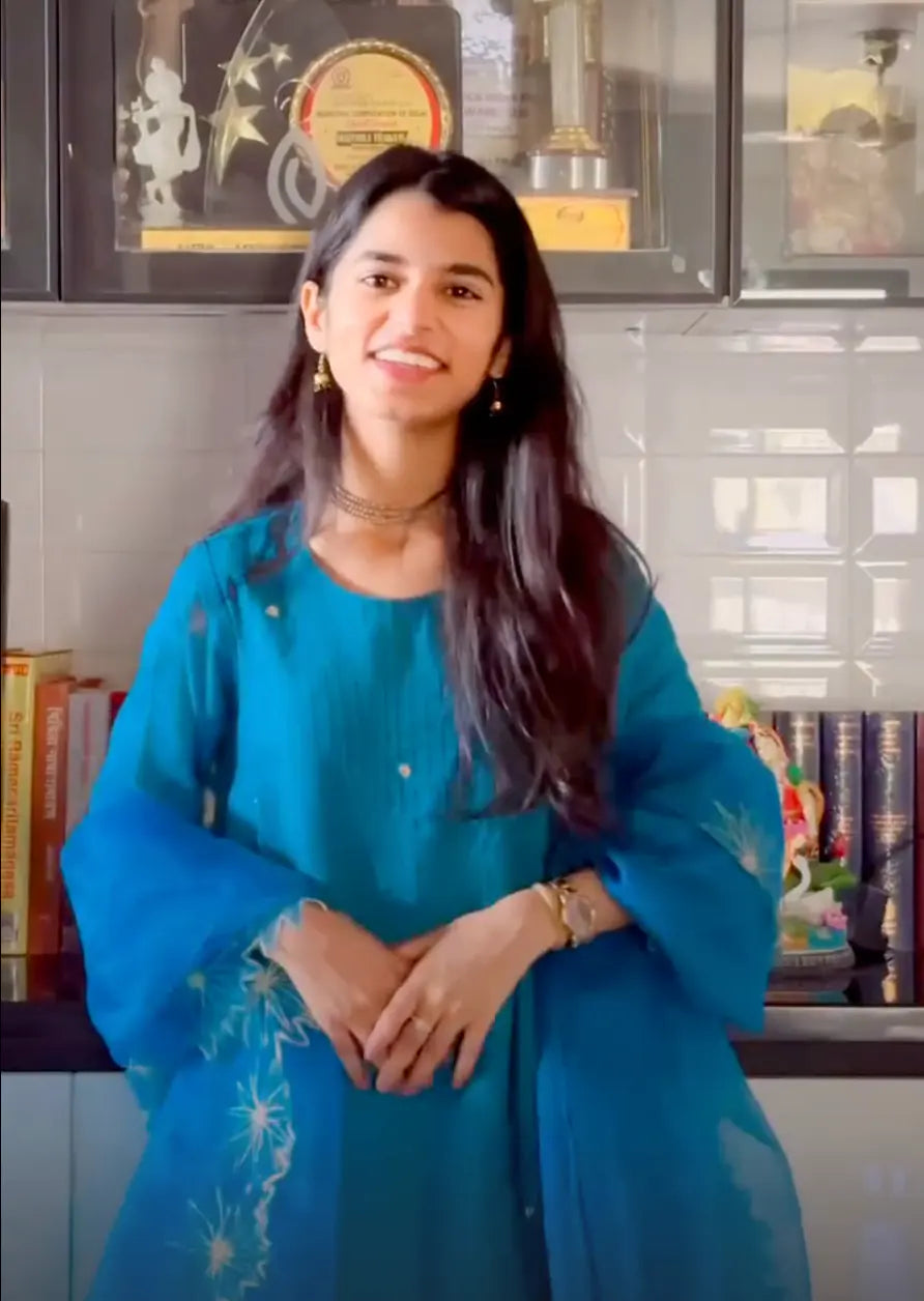 Maithili Thakur wearing Asrumo